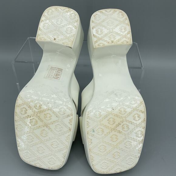 Jeffrey Campbell Women’s Bubblegum Platform Sandals White Size 9M - Picture 8 of 10